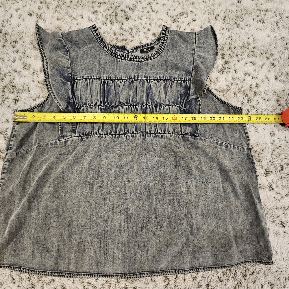 Rails Sz Xxl Peasant Blue Filomena Flutter Short … - image 5